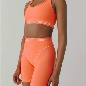 Adam Selman Sport French Cut Bike Short & Top - Size S